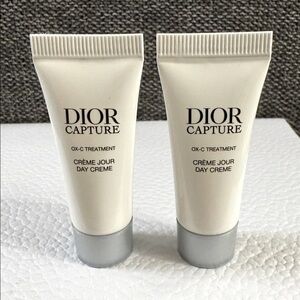 Dior Capture Ox-C Treatment Day Cream Creme Bundle of 2 Miniatures Authentic 5ml